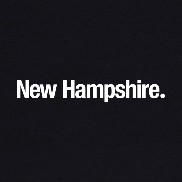 New Hampshire. by TheAllGoodCompany